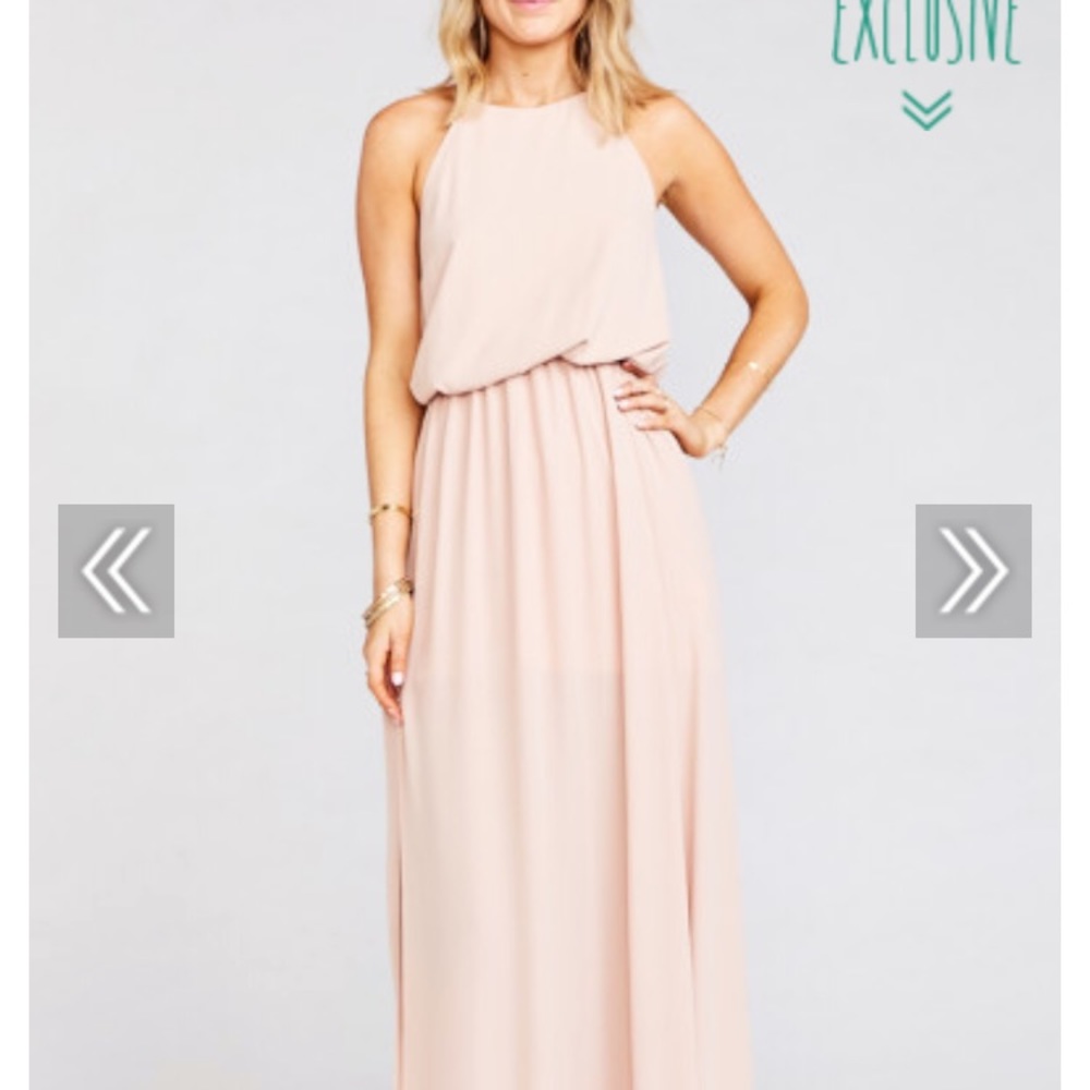Dusty Blush Heather Maxi